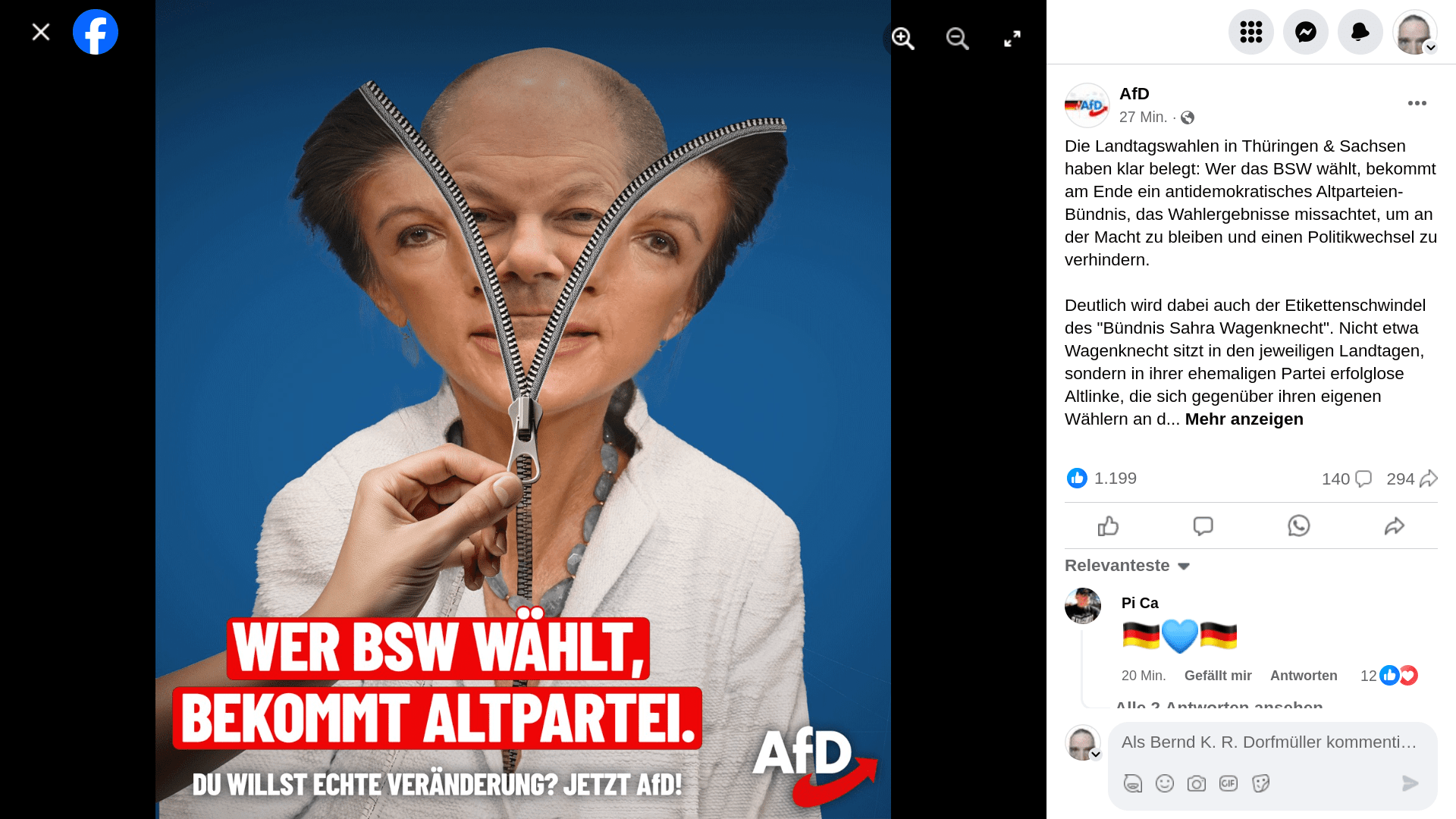 Die AFD mag nicht mit BSW?!